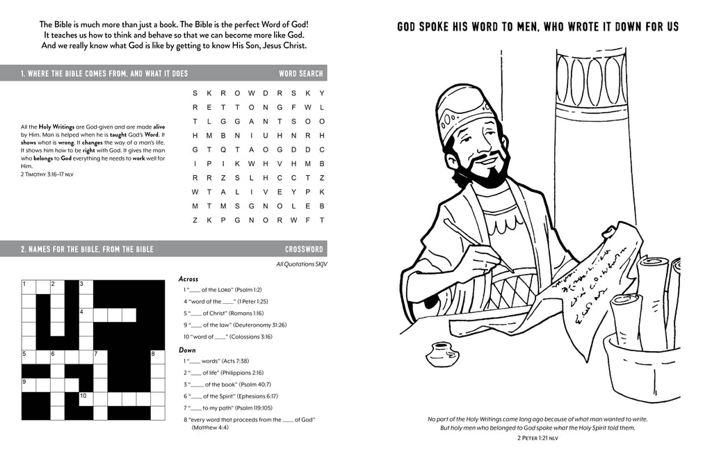 Know Your Bible Activity Book for Kids