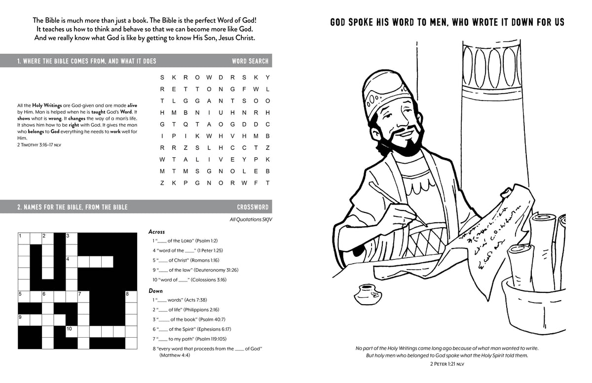 Know Your Bible Activity Book for Kids