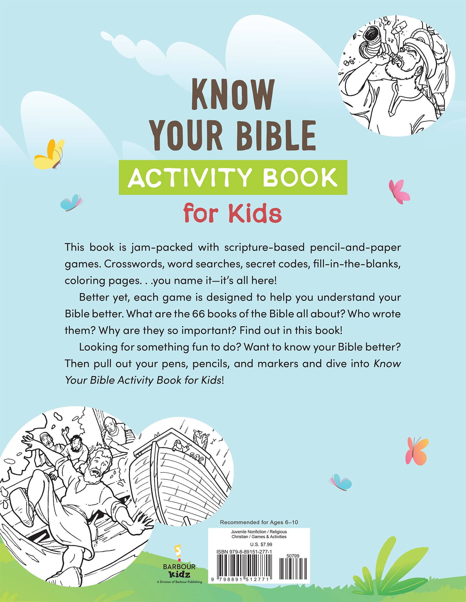 Know Your Bible Activity Book for Kids