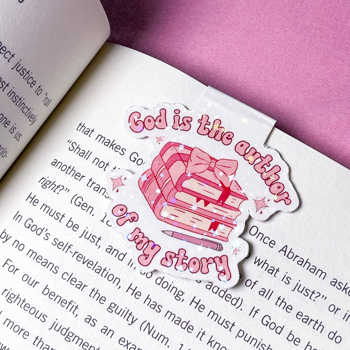 God is the Author of My Story Magnetic Bookmark