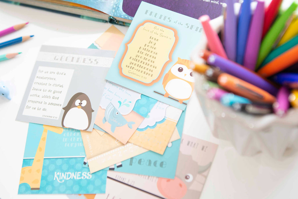 Kids Verse Cards | Fruit of the Spirit Bible Verse Cards