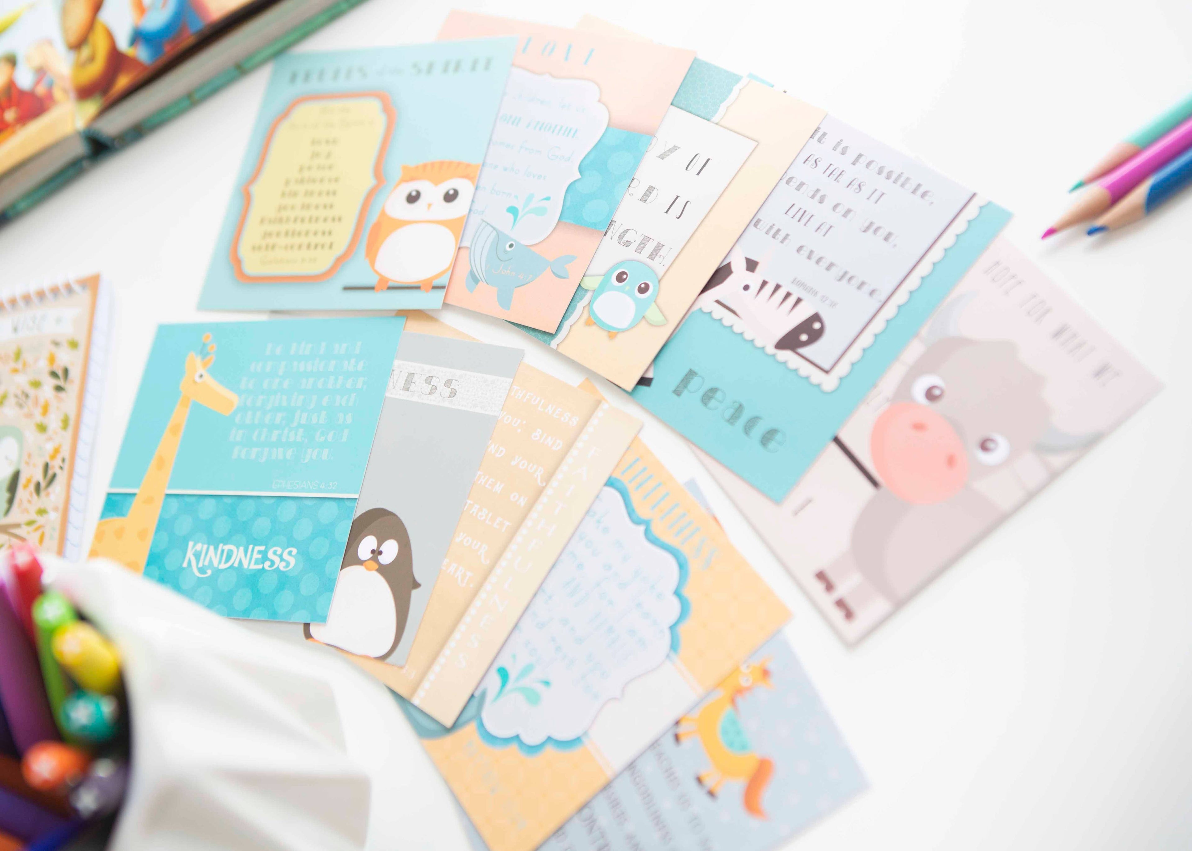 Kids Verse Cards | Fruit of the Spirit Bible Verse Cards