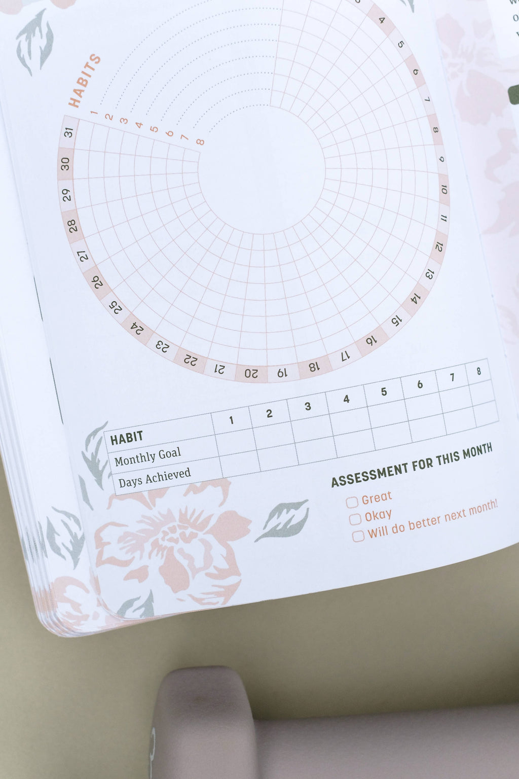 Bible Affirmations Habit Tracker Journal