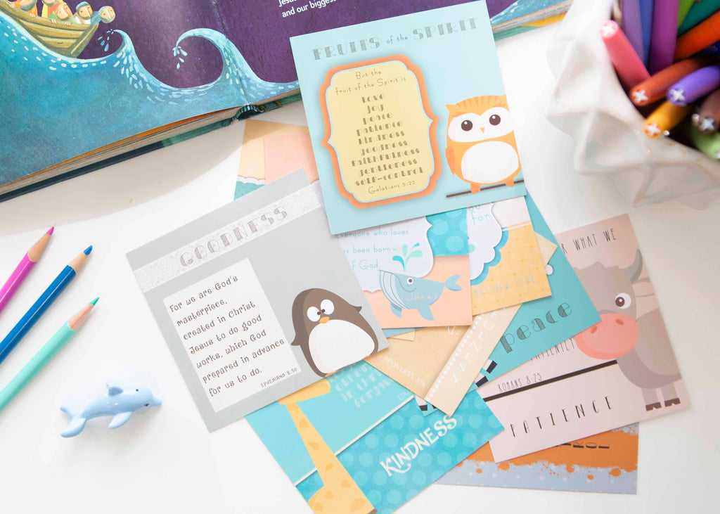 Kids Verse Cards | Fruit of the Spirit Bible Verse Cards