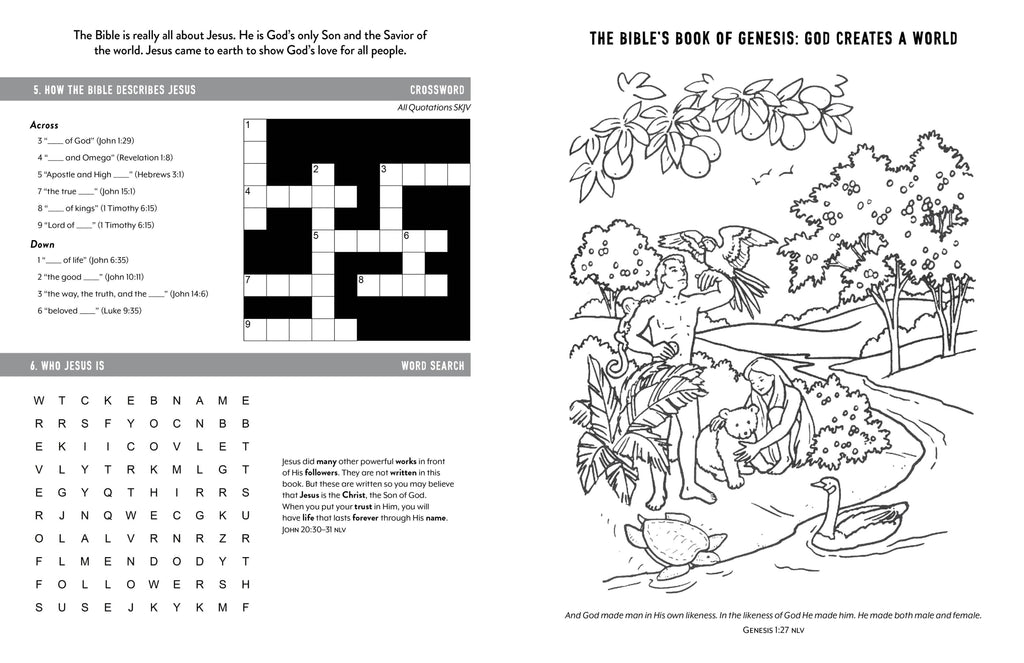 Know Your Bible Activity Book for Kids