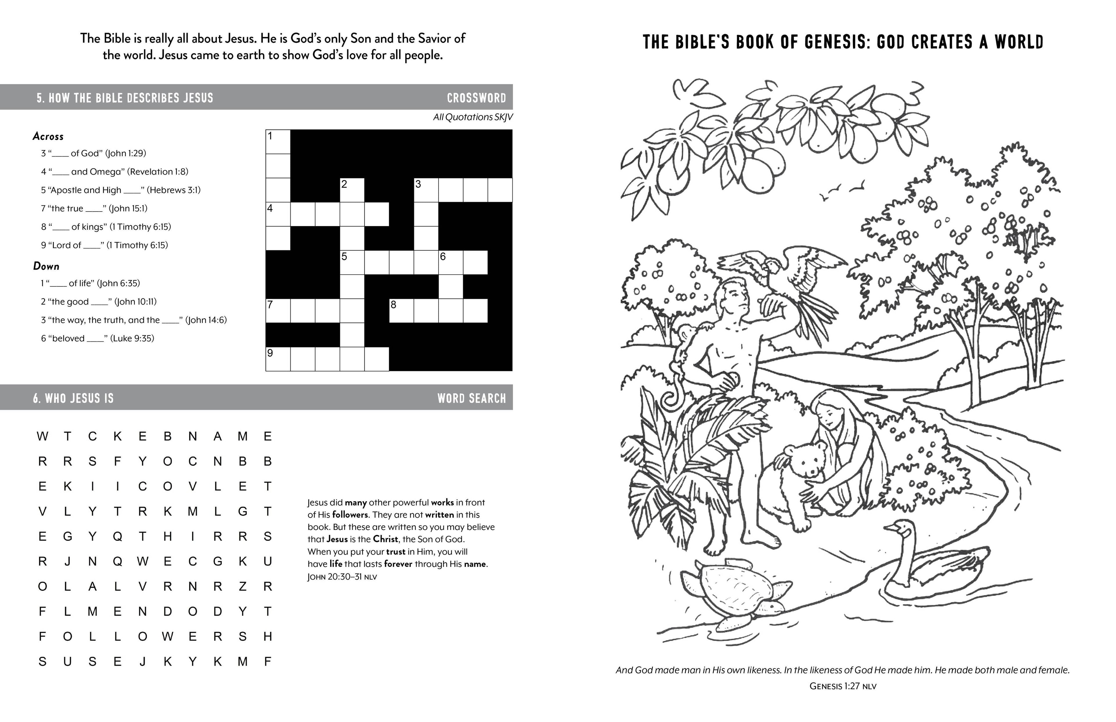 Know Your Bible Activity Book for Kids