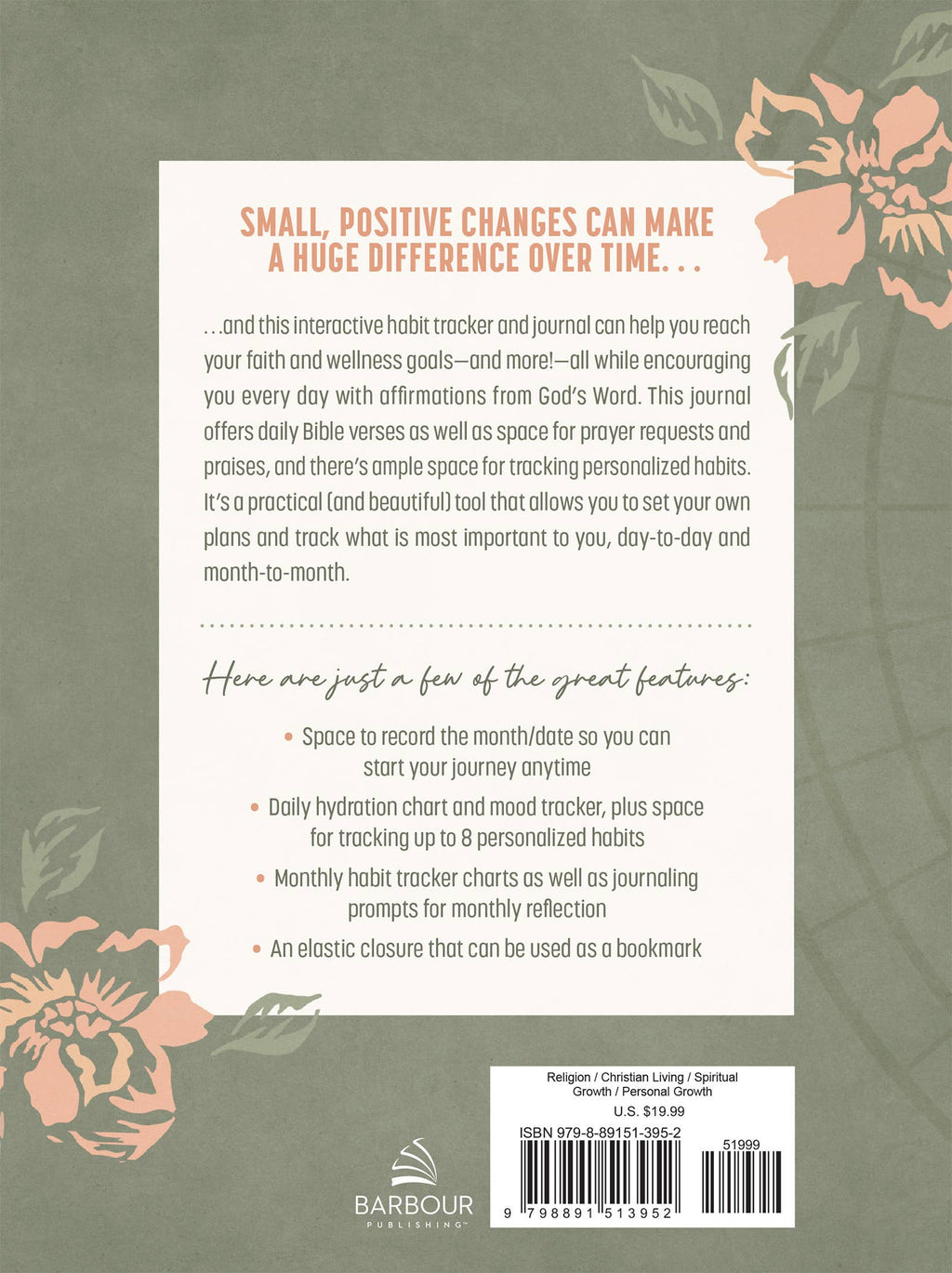 Bible Affirmations Habit Tracker Journal