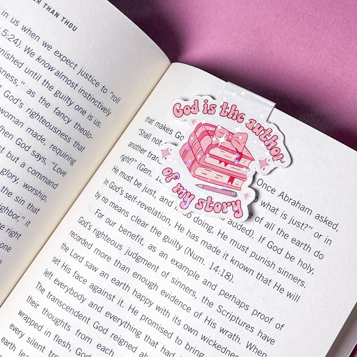 God is the Author of My Story Magnetic Bookmark