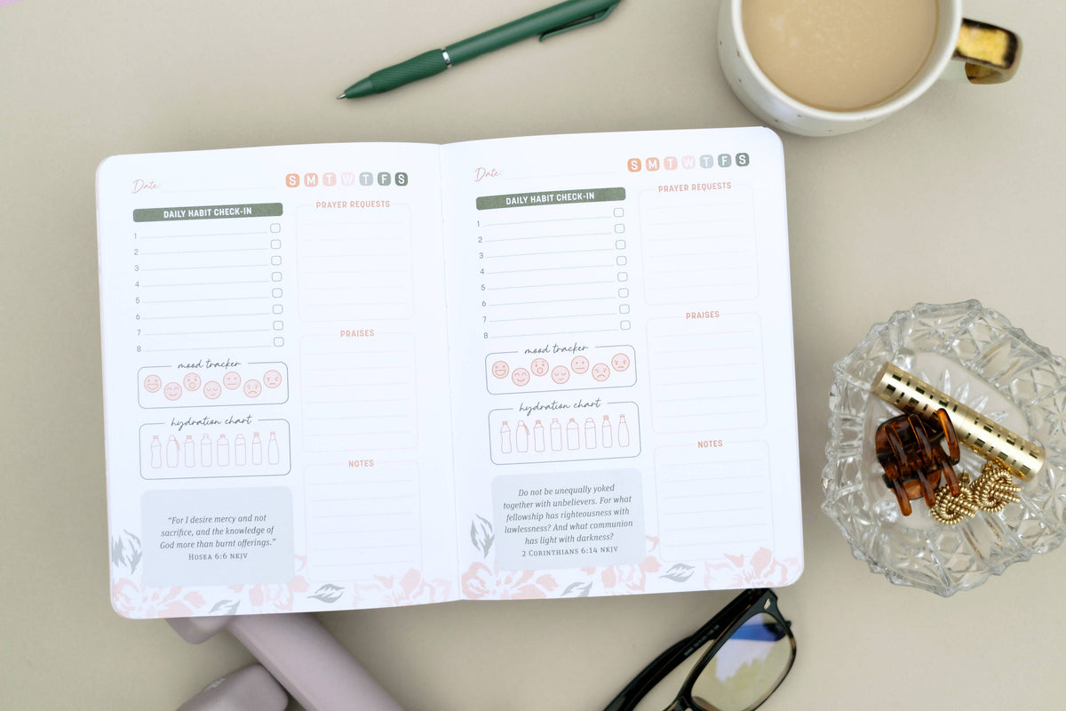 Bible Affirmations Habit Tracker Journal