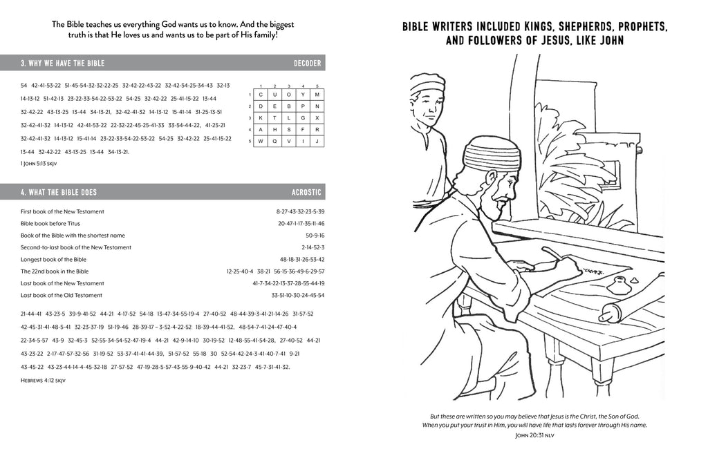 Know Your Bible Activity Book for Kids