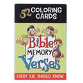 Coloring Cards Boxed 52 Verses for Kids