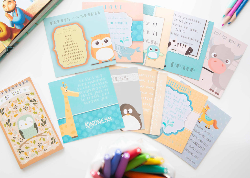 Kids Verse Cards | Fruit of the Spirit Bible Verse Cards