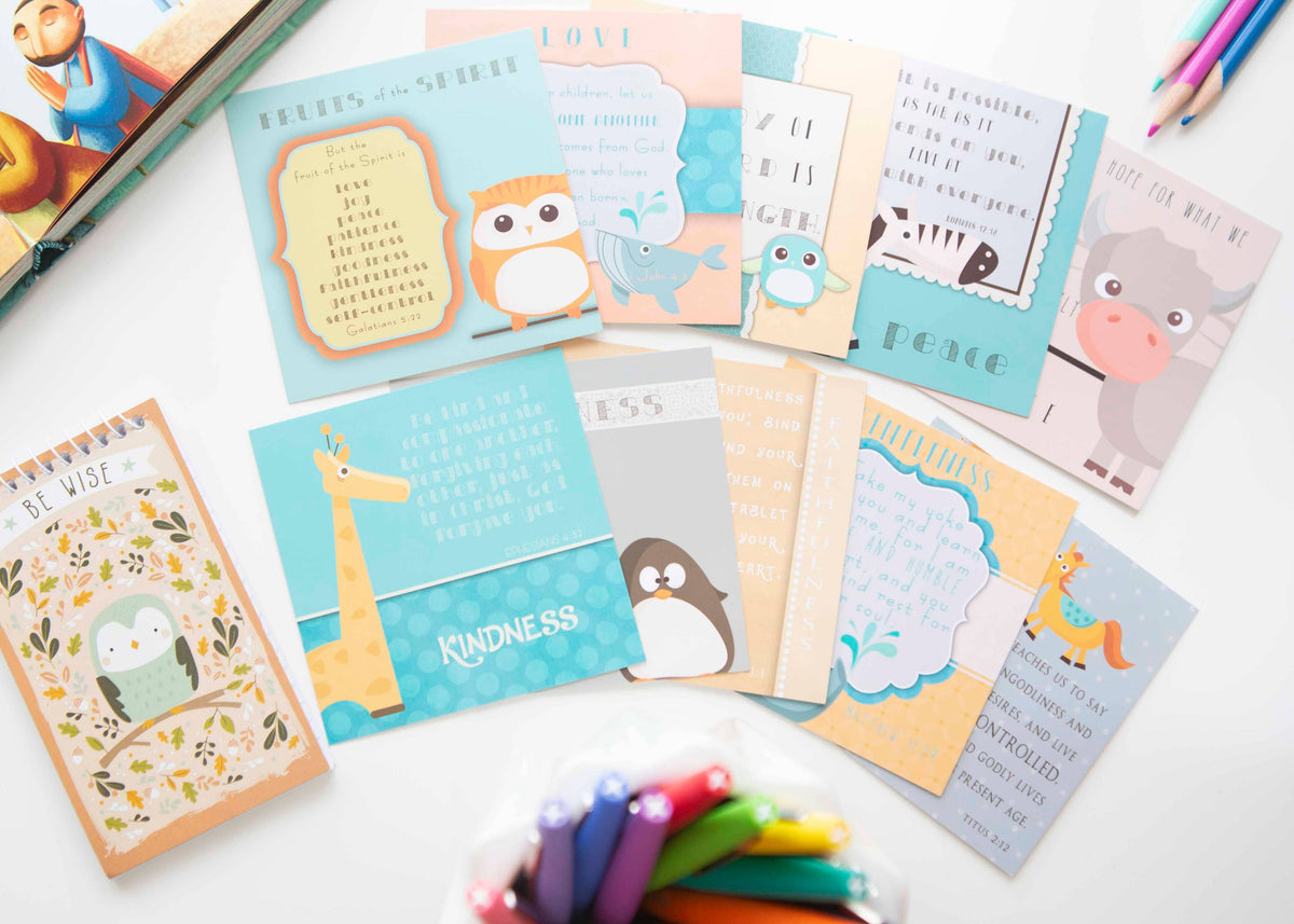 Kids Verse Cards | Fruit of the Spirit Bible Verse Cards