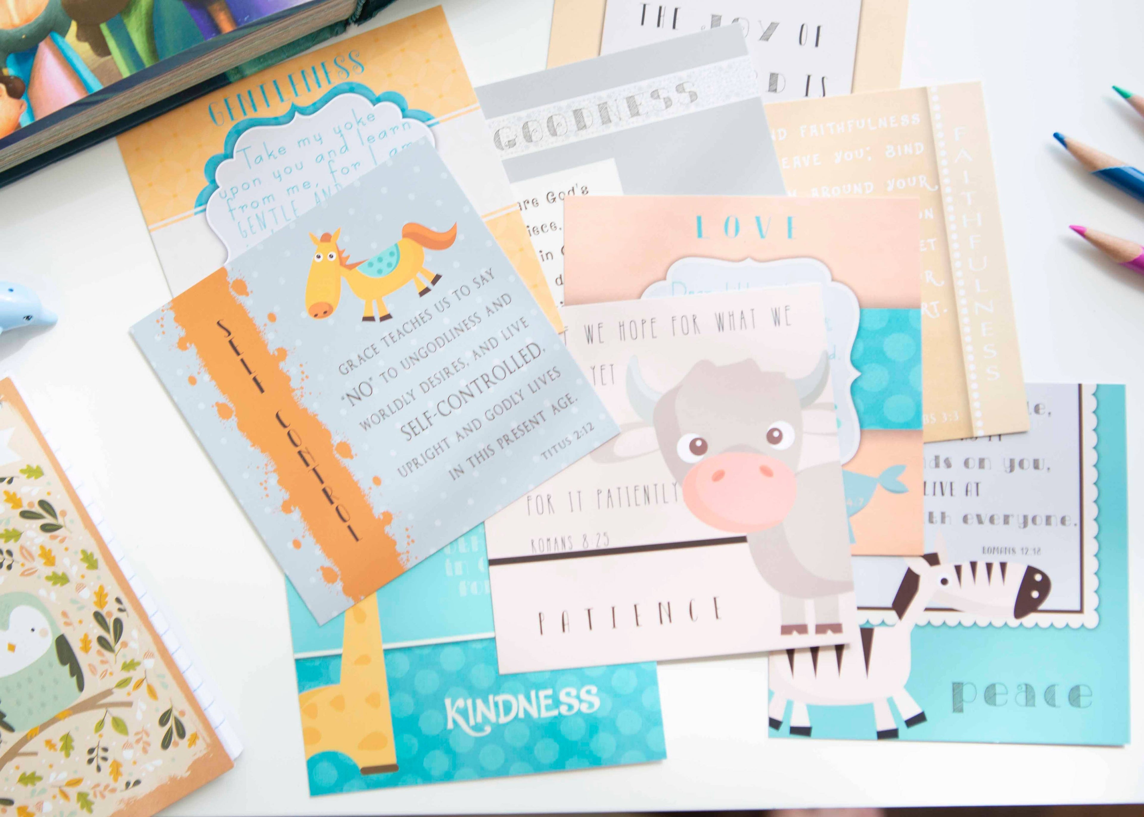 Kids Verse Cards | Fruit of the Spirit Bible Verse Cards