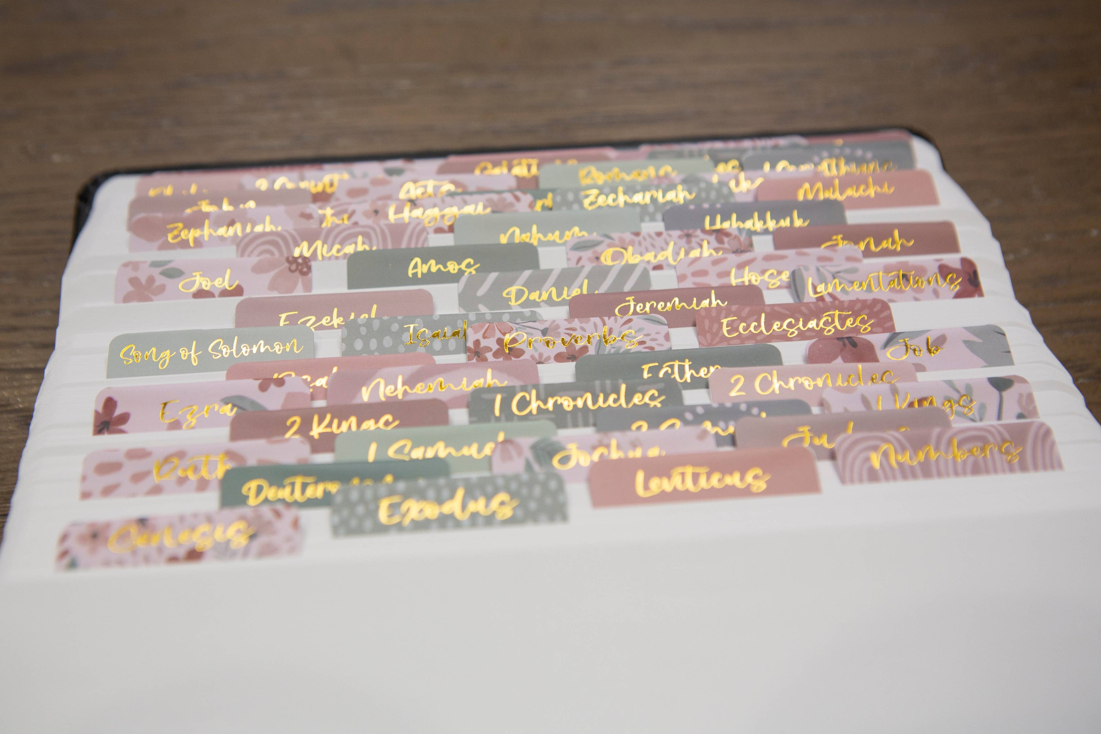 Bible Book Tabs | Pretty Bible Tabs