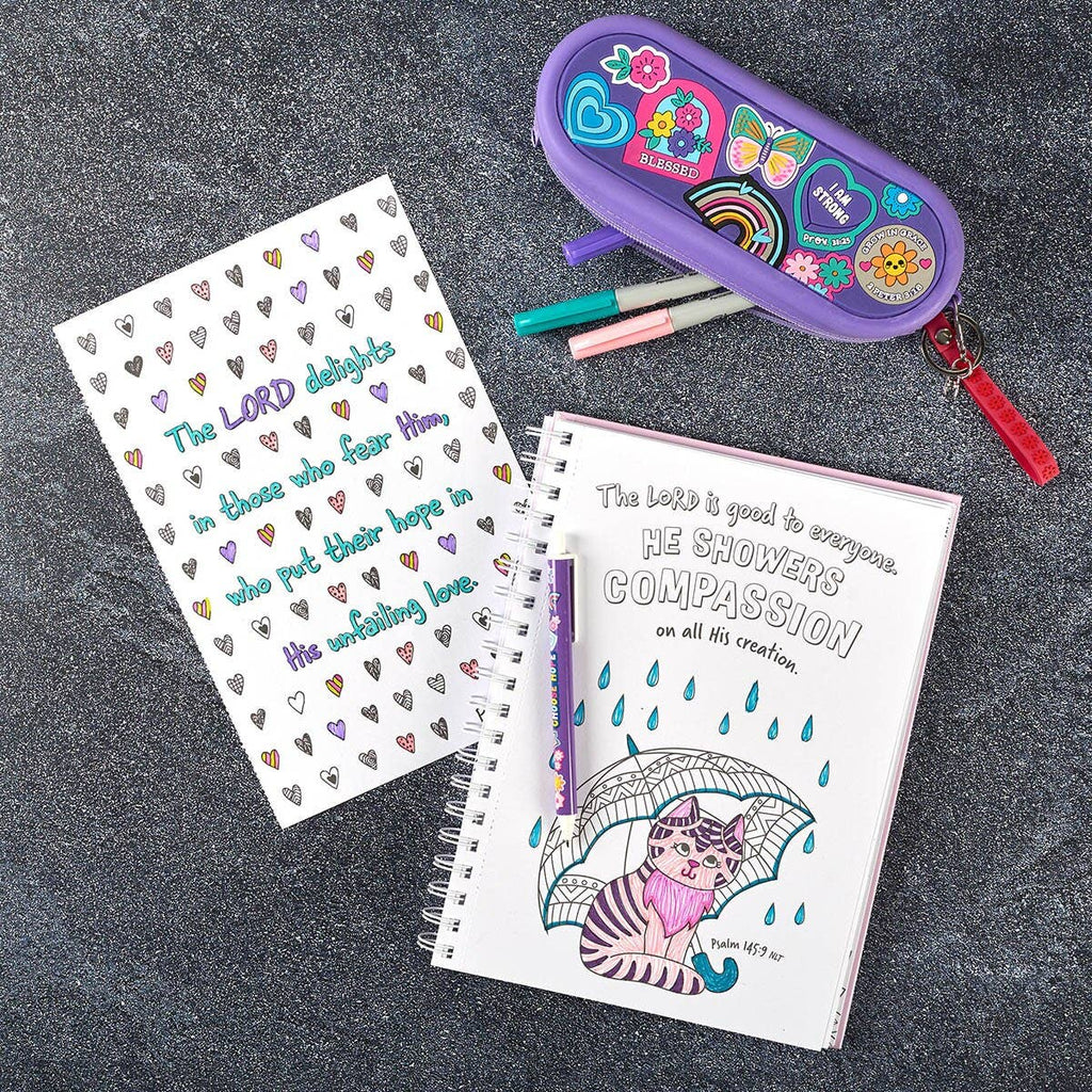 Coloring Book Favorite Bible Verses for Girls Wirebound